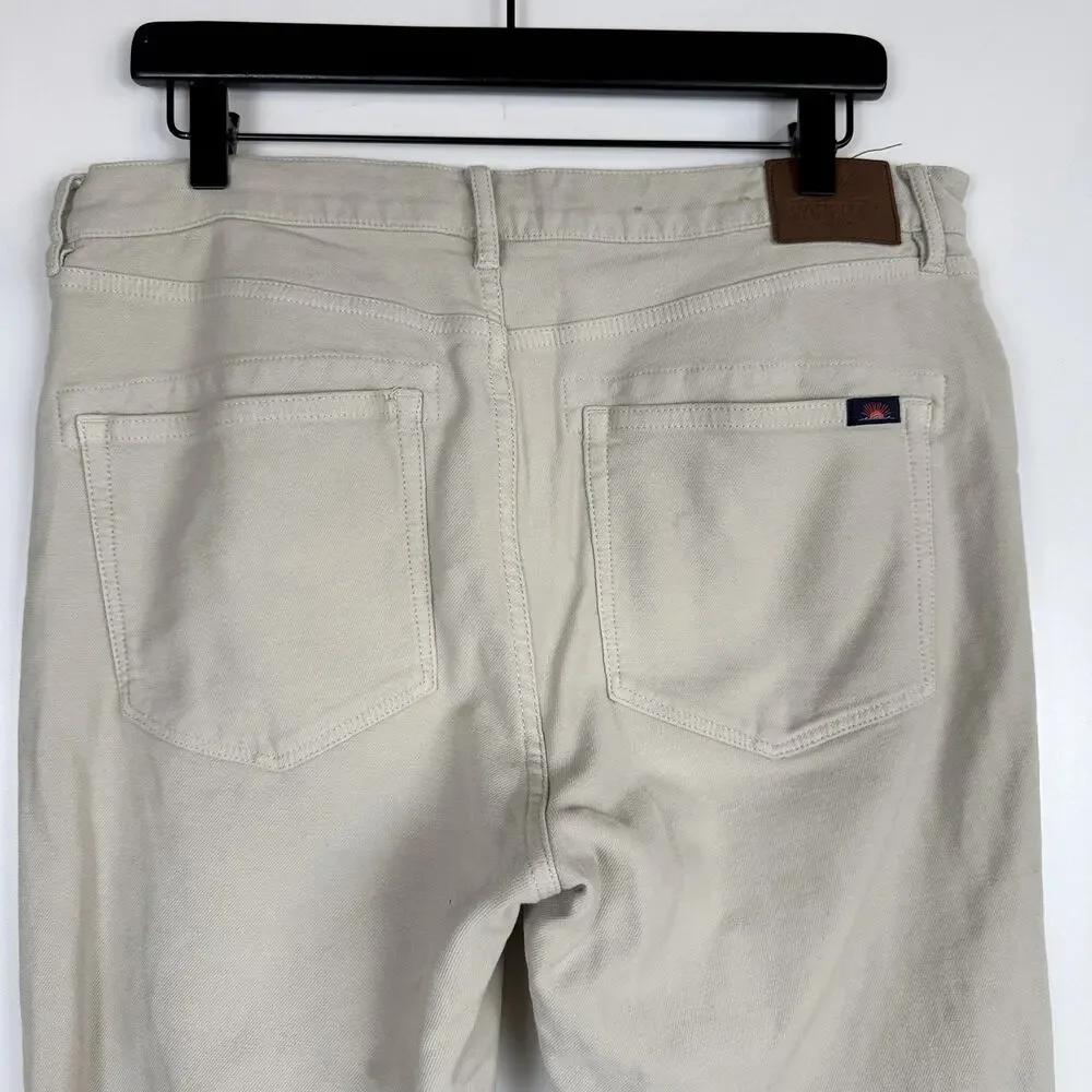 Faherty Stretch Terry 5 Pocket Pant Men's Khaki Beige - W34 L30 34x30